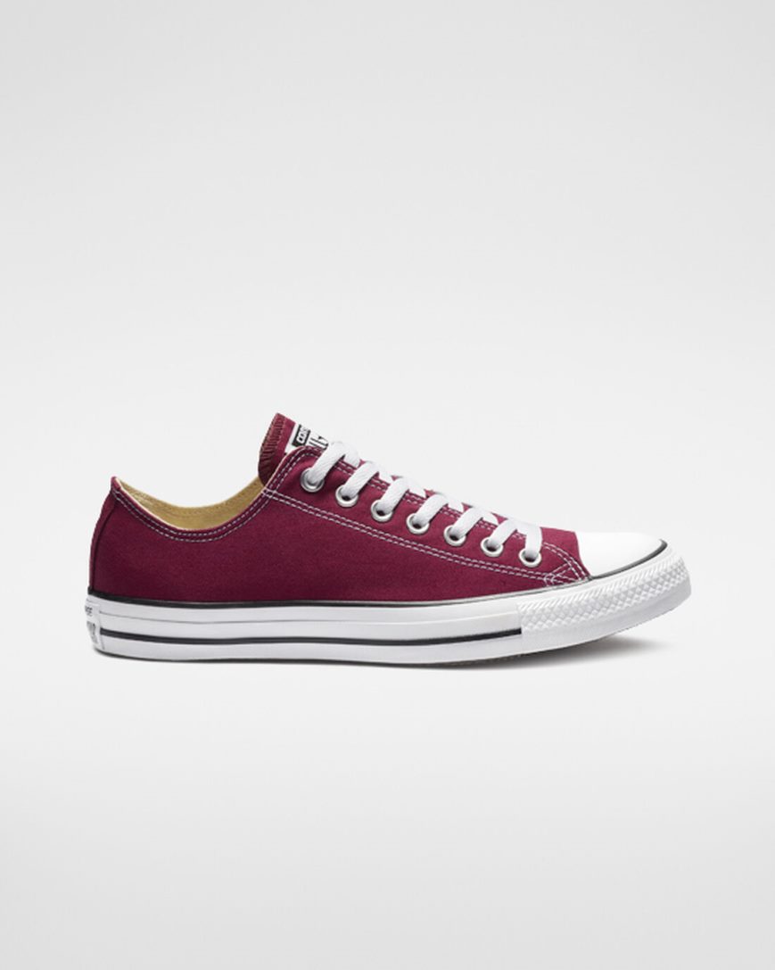 Men\'s Converse Chuck Taylor All Star Classic Low Top Shoes Burgundy | AU E4386S